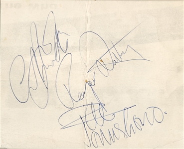 The Who Vintage Signed Fan Club Photograph Advertisement with Keith Moon (JSA & REAL)