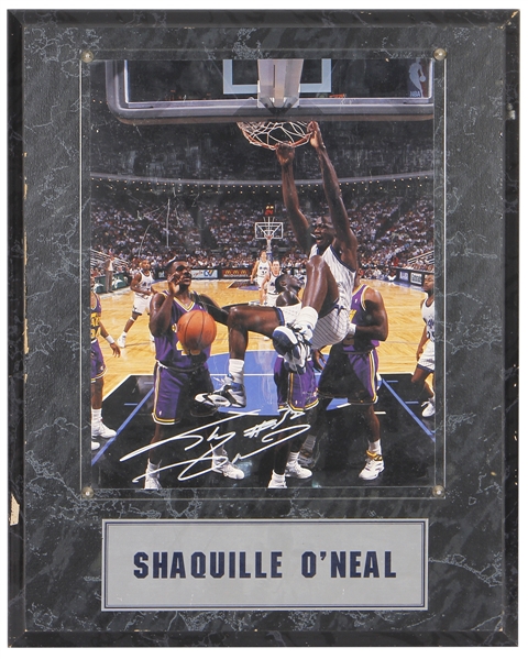 Shaquille ONeal Signed Photographs (2)