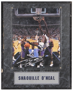 Shaquille ONeal Signed Photographs (2)