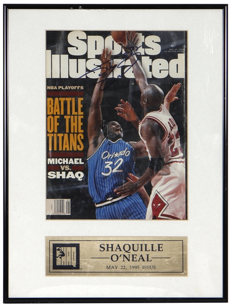 Shaquille ONeal Signed Photographs (2)
