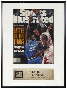 Shaquille ONeal Signed Photographs (2)