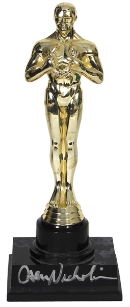 Jack Nicholson Signed Replica Academy Award