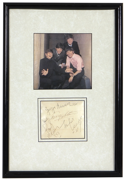 The Beatles Signed Cut (JSA & REAL)