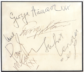 The Beatles Signed Cut (JSA & REAL)