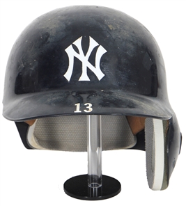 2004 Alex Rodriguez New York Yankees Game Worn Batting Helmet