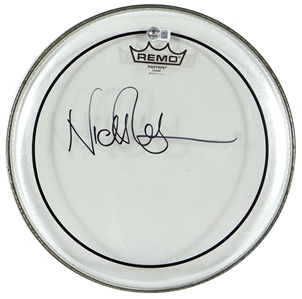 Nick Mason Signed Remo Drumhead (Beckett)