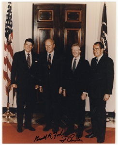President Gerald R. Ford & Jimmy Carter Signed Photograph