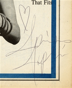 Janis Joplin Signed 1969 Rolling Stone Magazine
