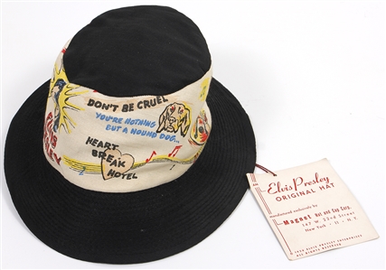 Elvis Presley Enterprises Original 1956 Elvis Hat With Tag