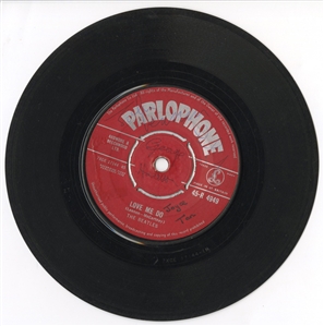 The Beatles Incredibly Rare Signed 1962 "Love Me Do/ P.S. I Love You" 45 Parlophone Record (Caiazzo & REAL)