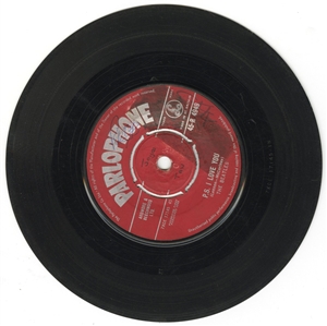 The Beatles Incredibly Rare Signed 1962 Love Me Do/ P.S. I Love You 45 Parlophone Record (Caiazzo & REAL)