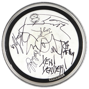 Aerosmith Stage Used & Signed Drumhead (REAL)