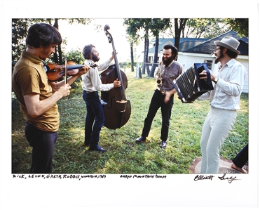 The Band 1969 Woodstock Original Signed Elliott Landy Oversized 17 x 22 Print