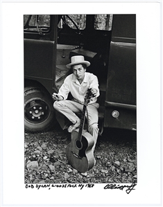 Bob Dylan 1968 Original Signed Elliott Landy Oversized 11 x 14 Fine Art Photograph Print