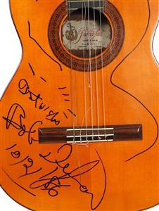 Bob Dylan Signed Acoustic Guitar (Photo-Matched & JSA)