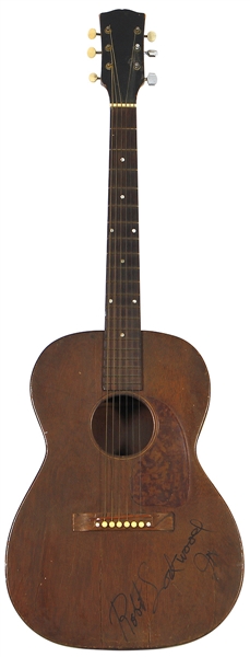 Robert Lockwood Jr. Signed Vintage Blues Guitar