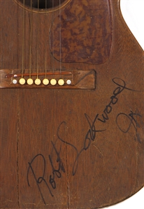 Robert Lockwood Jr. Signed Vintage Blues Guitar