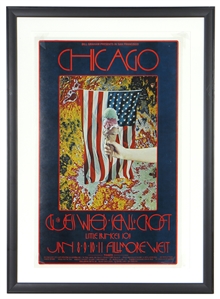 1970 Chicago-Guess Who-Seals & Croft Fillmore West Poster