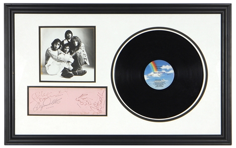 The Who Signature Display Signed by the Entire Band (REAL)