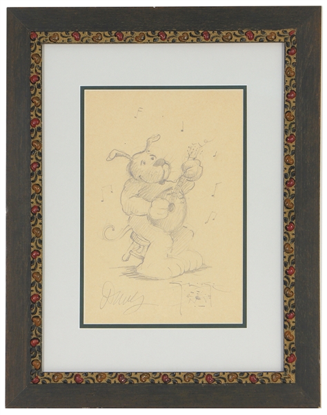 Stanley Mouse Signed Original Autographed David Grissom “Dawg" Sketch