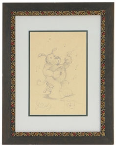 Stanley Mouse Signed Original Autographed David Grissom “Dawg" Sketch