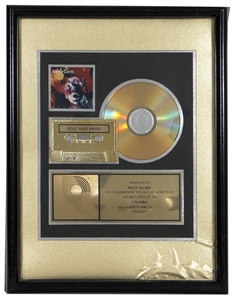 Alice in Chains RIAA Certified Gold Sales Award For “Facelift" Album