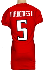 2015 Patrick Mahomes Texas Tech Red Raiders Game-Used Jersey