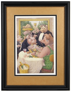 George Harrison & Keith West Signed "Piggies" Limited Edition Original Lithograph (365/850)
