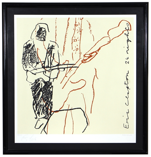Eric Clapton and Peter Blake Signed "24 Nights" Limited Edition Lithographic Print (133/250)