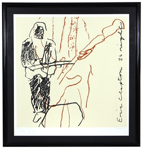 Eric Clapton and Peter Blake Signed "24 Nights" Limited Edition Lithographic Print (133/250)