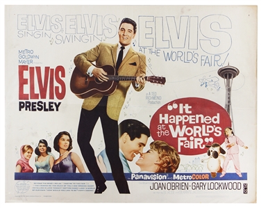 Elvis Presley 1963 “It Happened At The Worlds Fair" Movie Poster