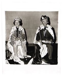 Diane Arbus “The King and Queen of a Senior Citizens Dance N.Y.C." 1970 Original Gelatin Silver Print
