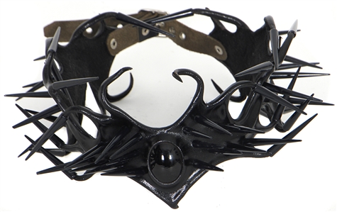 Marilyn Manson Worn Custom Made Leather Crown in 2020 Promotional Photoshoot