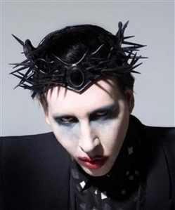 Marilyn Manson Worn Custom Made Leather Crown in 2020 Promotional Photoshoot