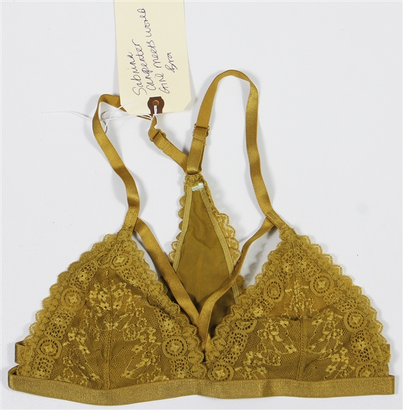 Sabrina Carpenter “Girl Meets World" TV Worn Sheer Bra