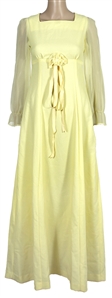 Audrey Hepburn Owned & Worn Yellow Gown