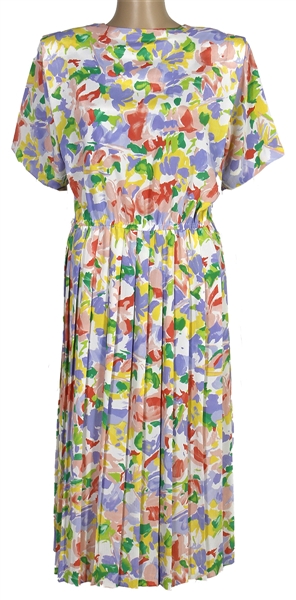 Betty White “Golden Girls" TV Show Worn Floral Pattern Dress