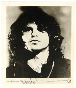 The Doors Signed Set of Four Elektra Promotional Original Photographs with Jim Morrison! (JSA)