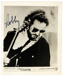 The Doors Signed Set of Four Elektra Promotional Original Photographs with Jim Morrison! (JSA)