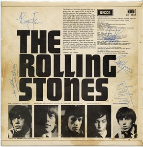 The Rolling Stones Signed Debut Album With Brian Jones (JSA & REAL)