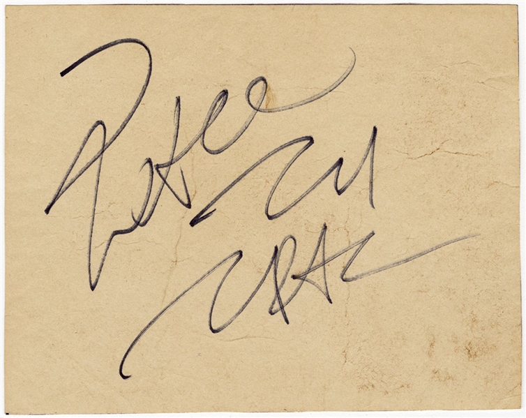 Tupac Shakur Signed Cut (JSA)