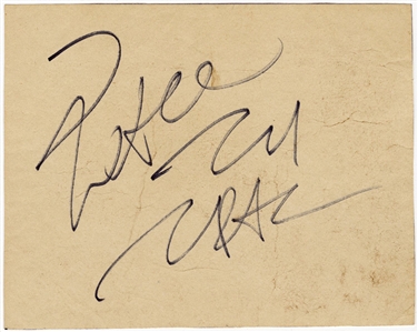 Tupac Shakur Signed Cut (JSA)