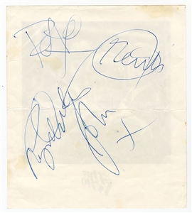 The Who Signed Photograph with Keith Moon (JSA & REAL)