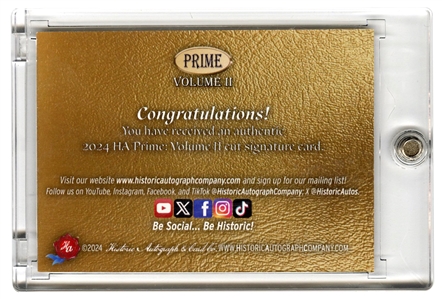 Sir Isaac Newton Rare Signed Card (4/5) (JSA)