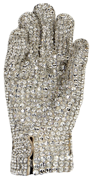 Michael Jackson July 13-15, 1984 Victory Tour Stage Worn Sequined Glove