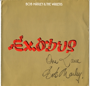 Bob Marley Signed "Exodus" Album (JSA & REAL)