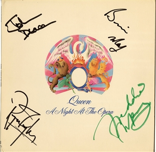 Queen Signed First Pressing “A Night at the Opera" Album - Nicest Example Ever Offered For Auction (JSA & REAL)