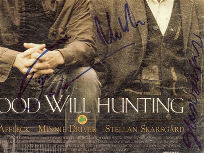 Robin Williams & Matt Damon Signed “Good Will Hunting Movie Print
