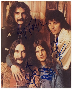 Black Sabbath Signed Photograph (Beckett)
