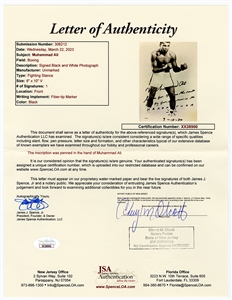 Muhammad Ali Incredible Signed Photograph With Inspirational Inscription (JSA)